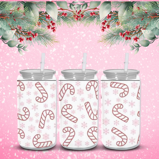 Candy Cane Libbey Mug